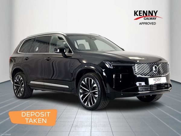 Volvo XC90 Estate, Petrol Hybrid, 2025, Black