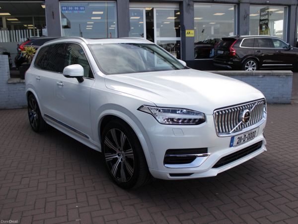 Volvo XC90 MPV, Petrol Plug-in Hybrid, 2021, White