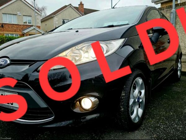Ford Fiesta Hatchback, Diesel, 2009, Black