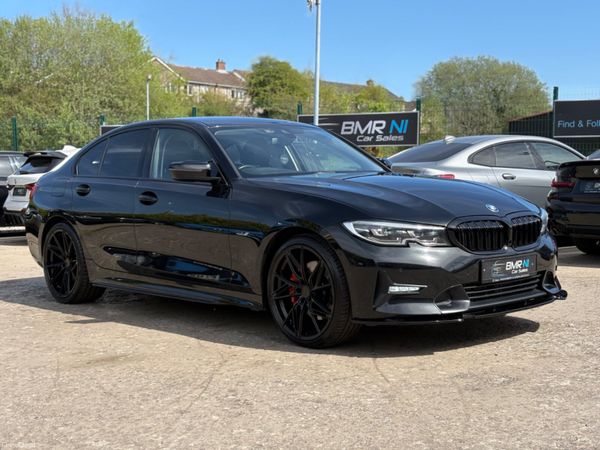 BMW 3-Series Saloon, Petrol Hybrid, 2021, Black