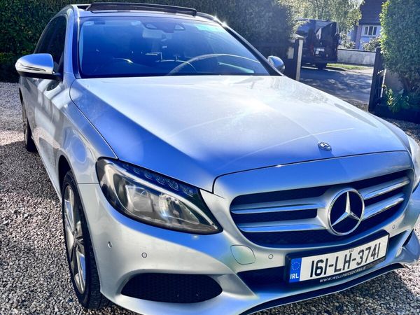 Mercedes-Benz C-Class Estate, Petrol Plug-in Hybrid, 2016, Silver