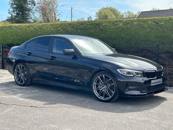 BMW 3-Series Saloon, Petrol Hybrid, 2020, Black