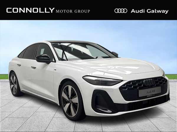 Audi A5 Saloon, Petrol Hybrid, 2026, White