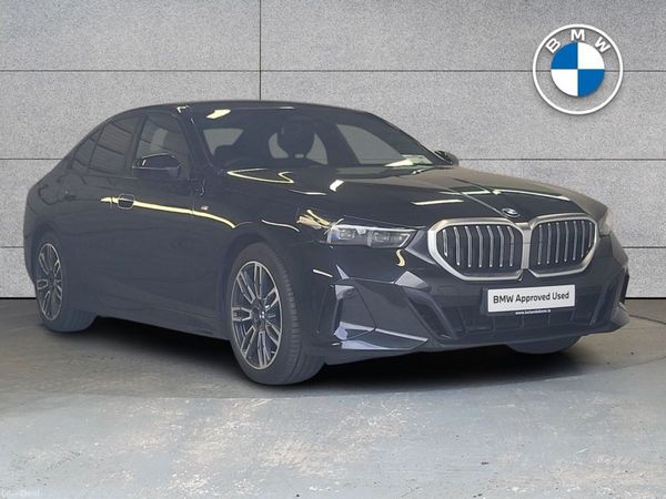 BMW 5-Series Saloon, Petrol Hybrid, 2024, Black