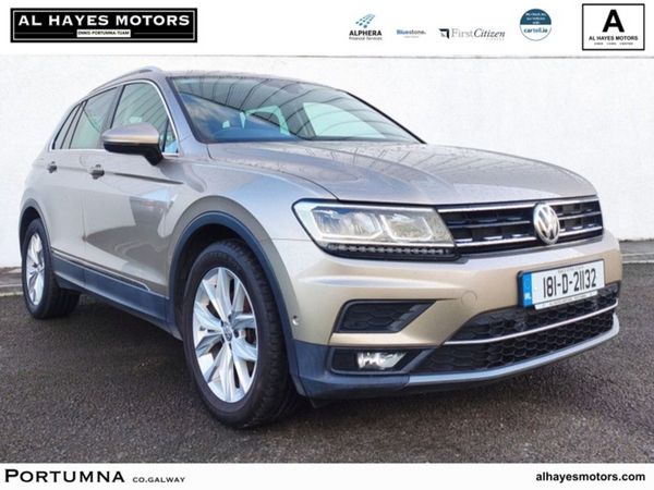Volkswagen Tiguan SUV, Diesel, 2018, Yellow