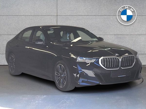 BMW 5-Series Saloon, Petrol Plug-in Hybrid, 2026, Black