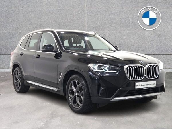 BMW X3 SUV, Diesel Hybrid, 2023, Black