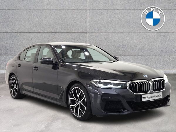BMW 5-Series Saloon, Diesel Hybrid, 2021, Grey