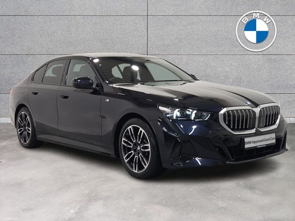 BMW 5-Series Saloon, Petrol Hybrid, 2025, Black