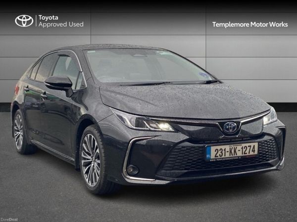 Toyota Corolla Saloon, Petrol Hybrid, 2023, Black