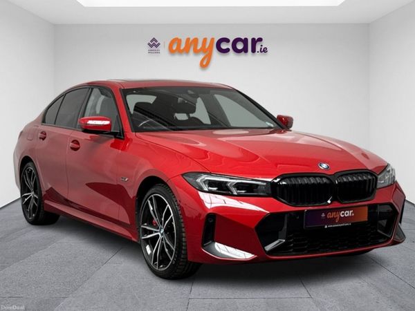 BMW 3-Series Saloon, Petrol Plug-in Hybrid, 2024, Red