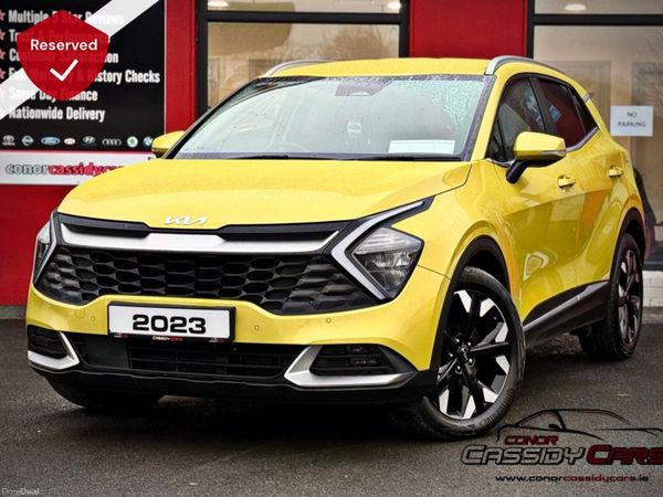 Kia Sportage Estate, Petrol Hybrid, 2023, Yellow