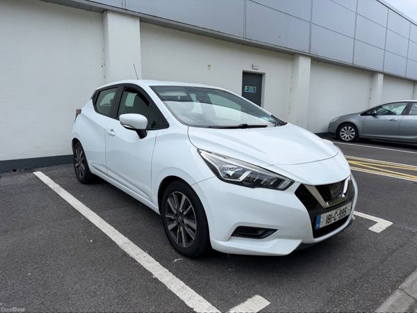 Nissan Micra Hatchback, Petrol, 2018, White