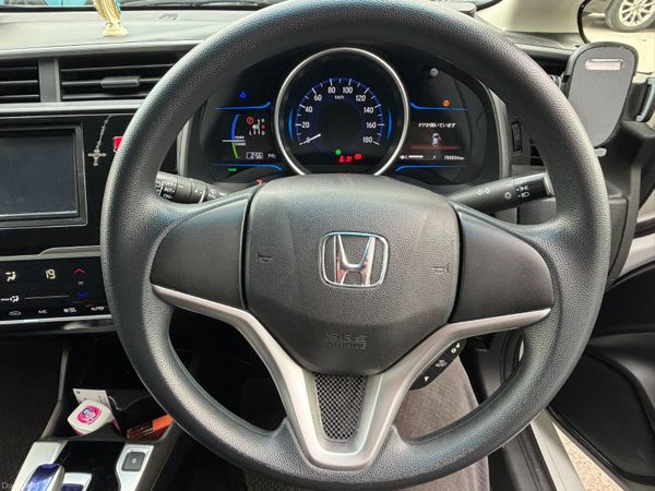Honda Fit Hatchback, Petrol Hybrid, 2015, White