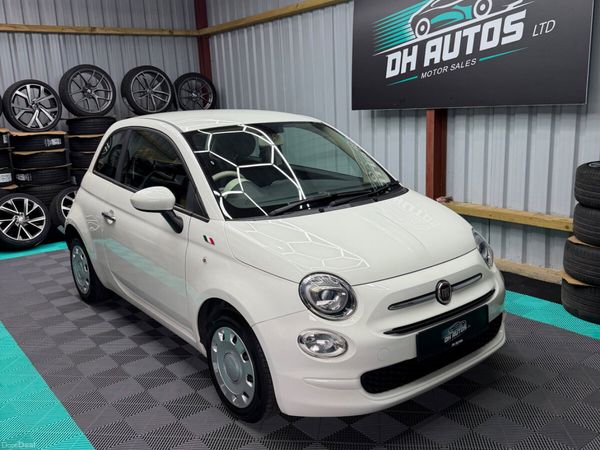 Fiat 500 Hatchback, Petrol, 2017, White