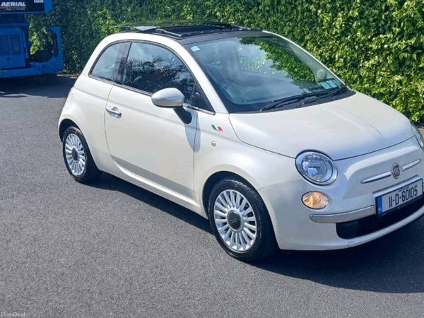Fiat 500 , Petrol, 2011, White
