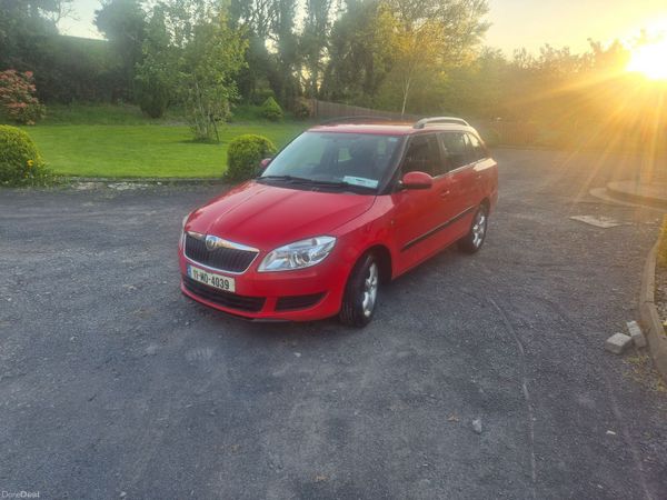 Skoda Fabia Estate, Diesel, 2011, Red