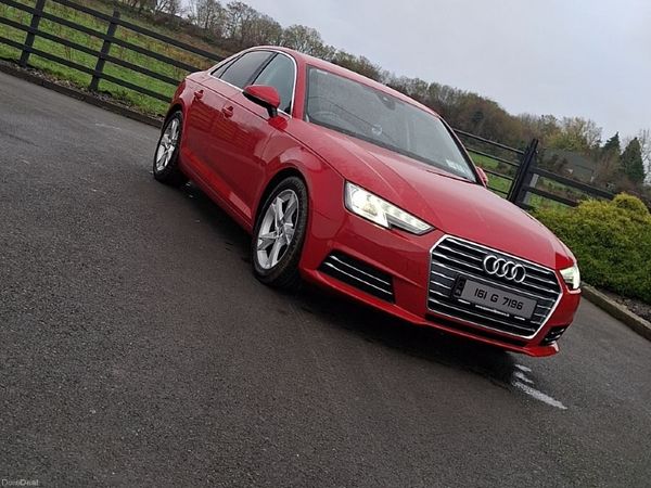 Audi A4 Saloon, Diesel, 2016, Red