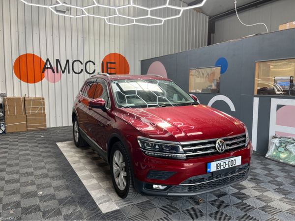 Volkswagen Tiguan SUV, Diesel, 2018, Red
