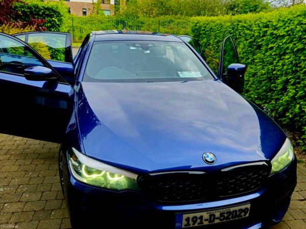 BMW 5-Series Saloon, Petrol Plug-in Hybrid, 2019, Blue