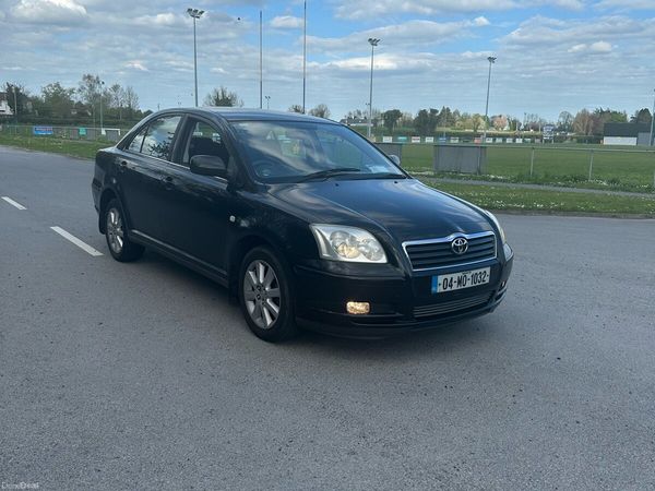 Toyota Avensis Saloon, Petrol, 2004, Black