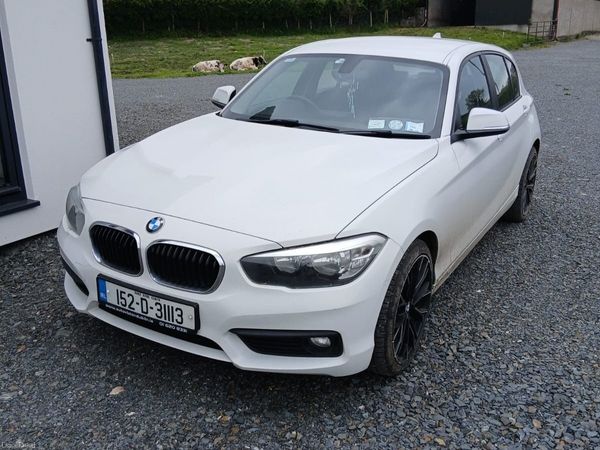 BMW 1-Series Hatchback, Diesel, 2015, White