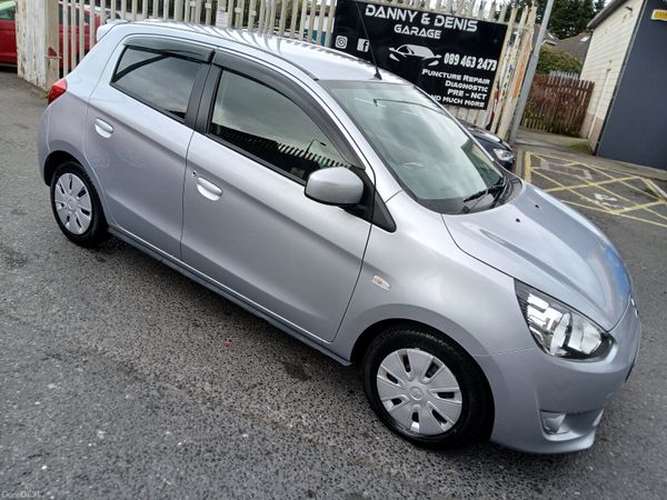 Mitsubishi Mirage Hatchback, Petrol, 2012, Silver