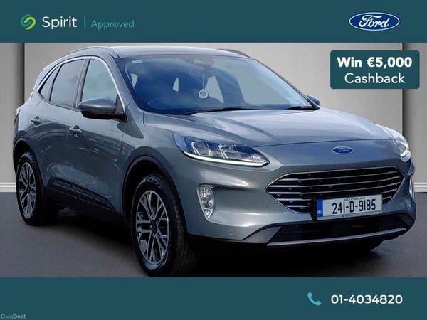 Ford Kuga SUV, Petrol Plug-in Hybrid, 2024, Grey