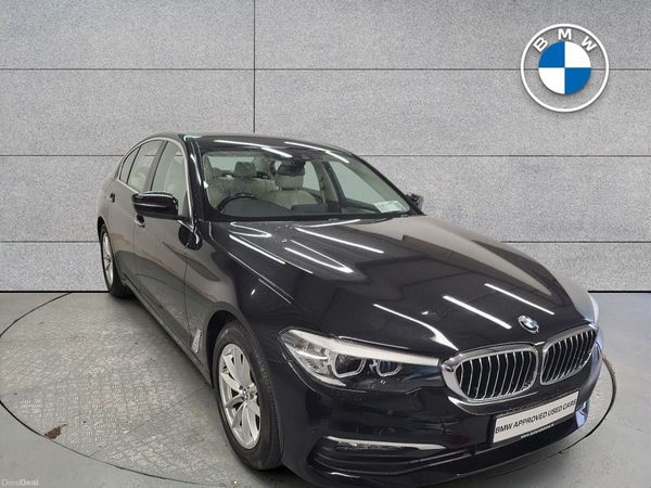 BMW 5-Series Saloon, Diesel, 2018, Black