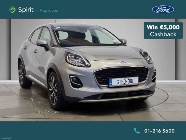 Ford Puma SUV, Petrol Hybrid, 2021, Grey