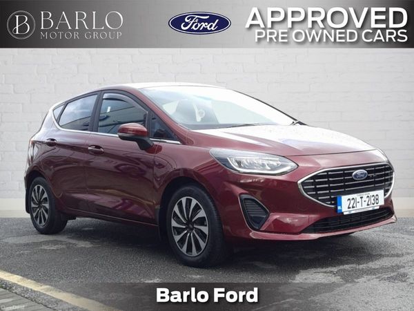 Ford Fiesta Hatchback, Petrol Hybrid, 2022, Red