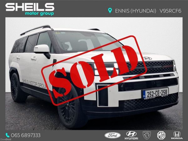 Hyundai Santa Fe SUV, Petrol Plug-in Hybrid, 2025, White