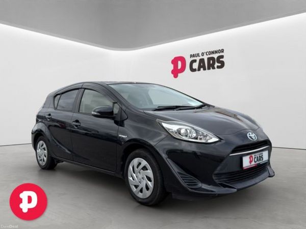 Toyota Aqua Hatchback, Petrol Hybrid, 2018, Black