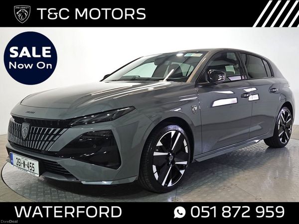 Peugeot 308 Hatchback, Petrol Hybrid, 2026, Grey