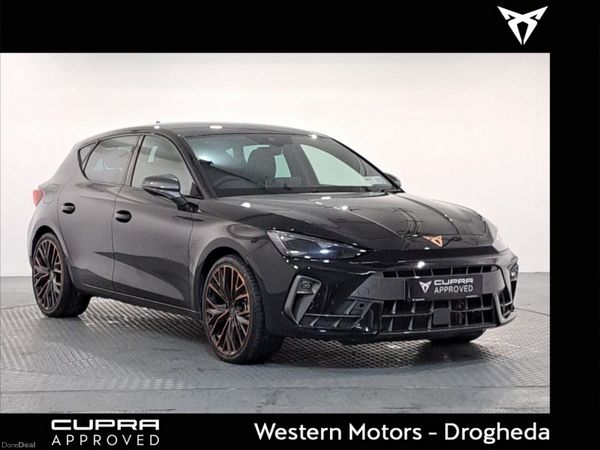 Cupra Leon Hatchback, Petrol Plug-in Hybrid, 2025, Black