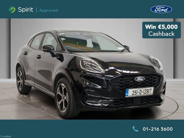 Ford Puma MPV, Petrol Hybrid, 2025, Black