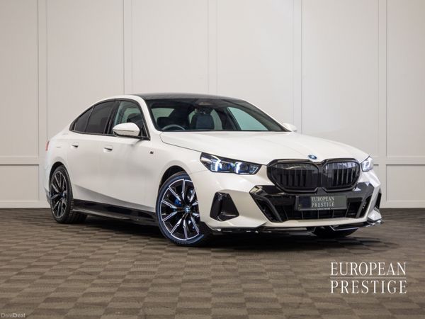 BMW 5-Series Saloon, Petrol Plug-in Hybrid, 2024, White