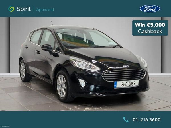 Ford Fiesta Hatchback, Petrol, 2018, Black