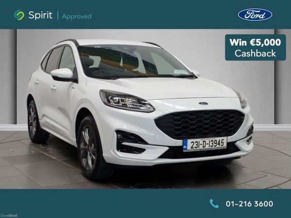 Ford Kuga SUV, Petrol Plug-in Hybrid, 2023, White