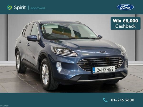 Ford Kuga SUV, Petrol Plug-in Hybrid, 2024, Blue