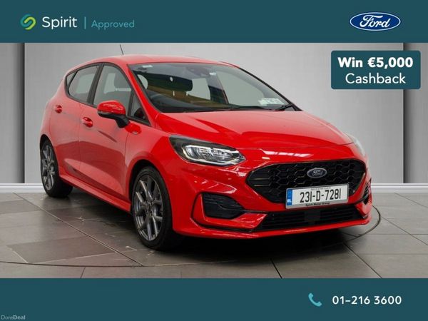 Ford Fiesta Hatchback, Petrol, 2023, Red