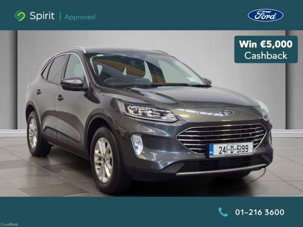 Ford Kuga SUV, Petrol Plug-in Hybrid, 2024, Grey