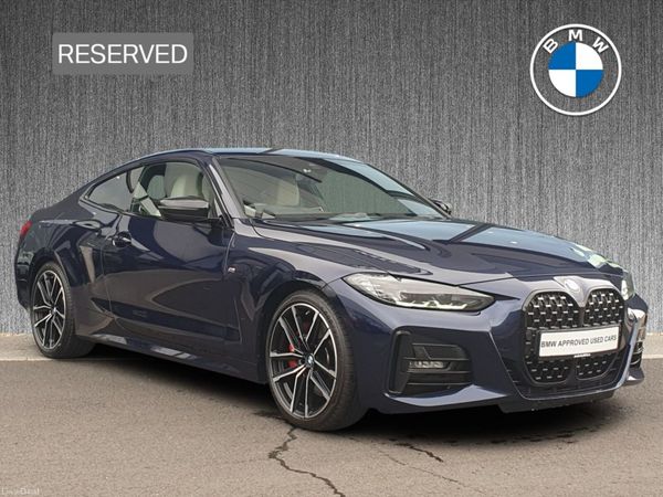 BMW 4-Series Coupe, Diesel Hybrid, 2022, Blue