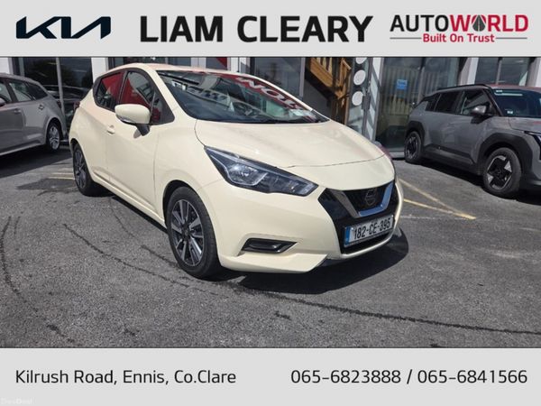 Nissan Micra Hatchback, Petrol, 2018, White