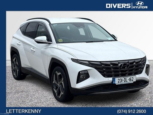 Hyundai Tucson MPV, Petrol Plug-in Hybrid, 2023, White