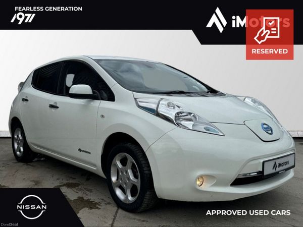 Nissan Leaf Hatchback, Electric, 2017, White