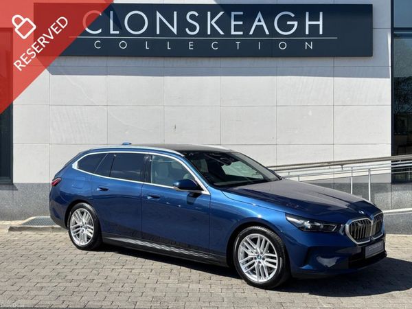 BMW i5 Estate, Electric, 2024, Blue