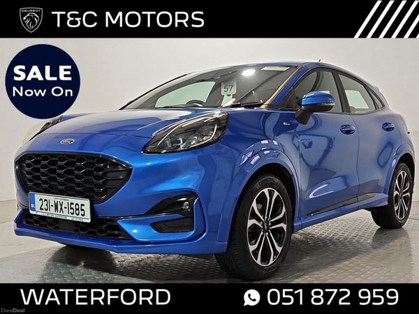 Ford Puma SUV, Petrol Hybrid, 2023, Blue