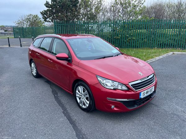 Peugeot 308 Estate, Diesel, 2015, Red