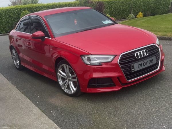 Audi A3 Saloon, Diesel, 2017, Red